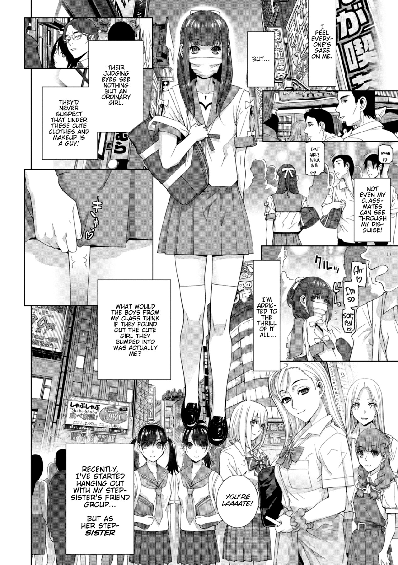 Hentai Manga Comic-Stepbrother Forced To Crossdress and Raped by Stepsister - Chapter 4: My Step-sis Controls My Cock!-Read-4